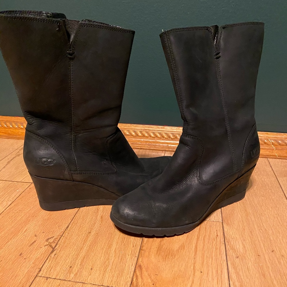 Ugg heeled boots